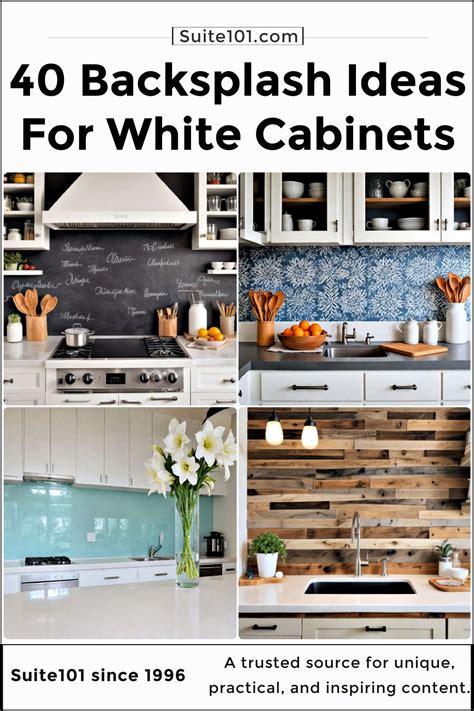 40 Kitchen Backsplash Ideas with White Cabinets To Try