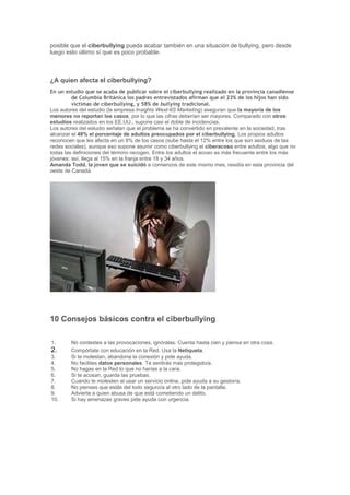 Qu Es El Ciberbullying Pdf