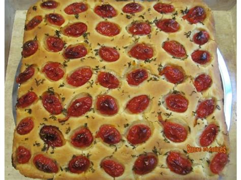 Focaccia Des Pouilles Aux Tomates Cerises Parfum E L Origan Recette