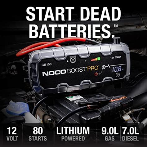 Noco Genius Boost Pro Gb150 4000 Amp 12v Ultrasafe Lithium Jump Starter