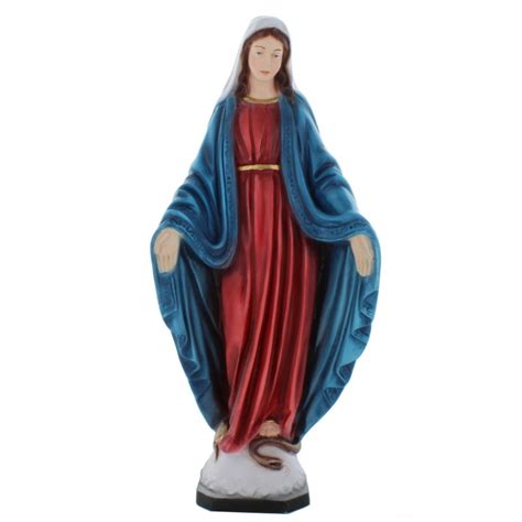 Our Lady Of Grace Coloured Resin Statue 30cm Statues Of The