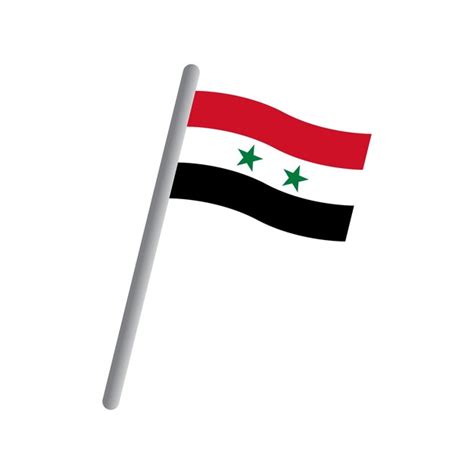 Premium Vector Syria Flag Icon Vector