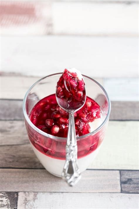 Recette Panna Cotta Aux Grenades Marie Claire