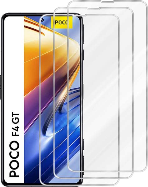 Cadorabo 3x Screenprotector Geschikt Voor Xiaomi POCO F4 GT