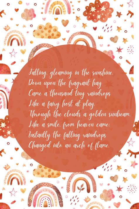 27 Rainbow Poem Ideas And Printable Stanzas Aestheticpoems