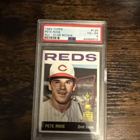 Topps Pete Rose Psa Ebay