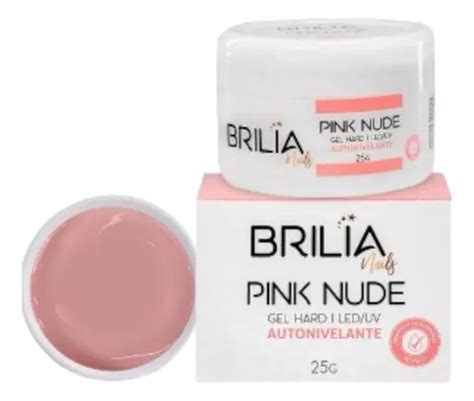 Gel Autonivelante Pink Nude Brilia Nails G Fibra De Vidro Mercadolivre