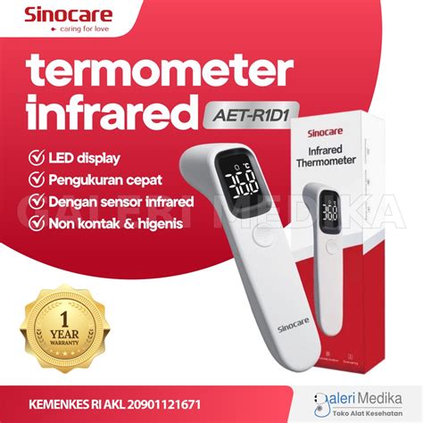 Jual Sinocare Aet R1d1 Termometer Digital Termometer Tembak Termo Gun Alat Ukur Suhu Tubuh