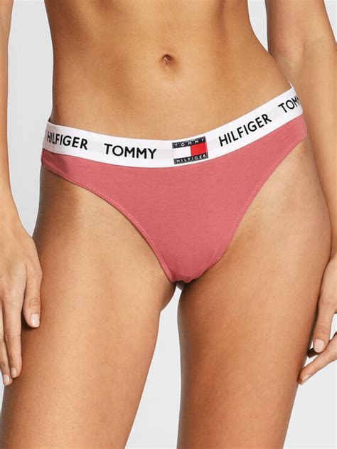 Tommy Hilfiger Stringi UW0UW02198 Różowy Modivo pl