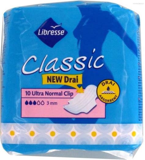 Прокладки Libresse Гигиенические Classic New Drai Ultra Normal Clip 3mm ...