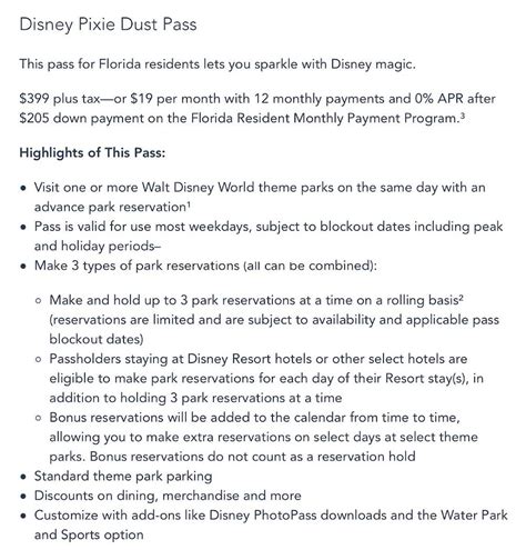 Disney Florida Resident Super Access Travel