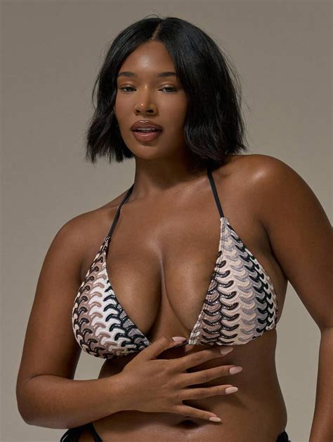 Musera Top De Mai Bikini Halter De Croch E Tric Estilo Plus Size Apenas Para F Rias