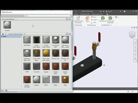 فیلم آموزشی کتابخانه های مواد سفارشی Autodesk Inventor 2018 با