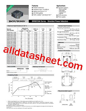 Srr A M Datasheet Pdf Bourns Electronic Solutions