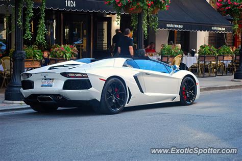 Lamborghini Aventador Spotted In Chicago Illinois On 09072014