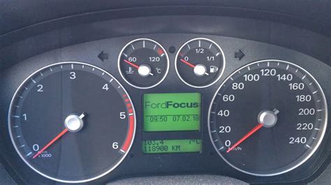 2000 Ford Focus Instrument Cluster