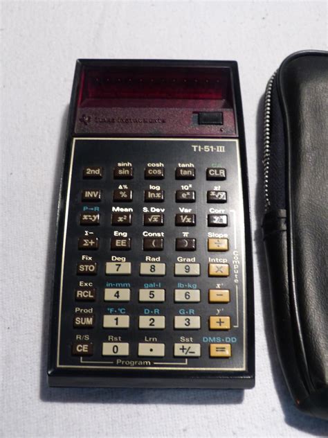 Texas Instruments Ti 51 Iii Tasche Anleitung Taschenrechner Calculator