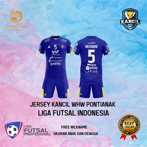 Jual Jersey Kancil Whw Liga Futsal Indonesia Shopee Indonesia