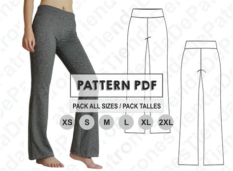 PATTERN Women's Leggings, Sewing Pattern, Digital, Pattern PDF, Pack Size XS 2XL, Instant ...