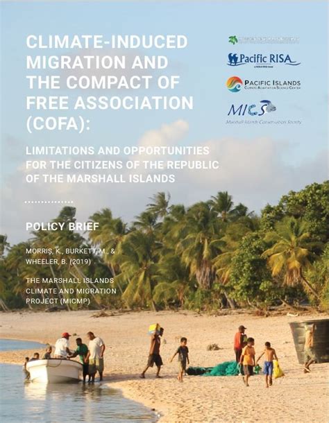 Cofa Policy Brief — Marshall Islands Climate And Migration Project