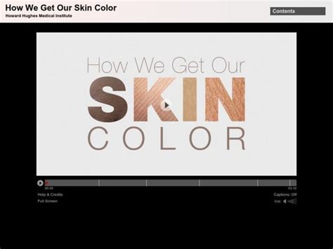 How We Get Our Skin Color Interactive Instructional Video For 6th