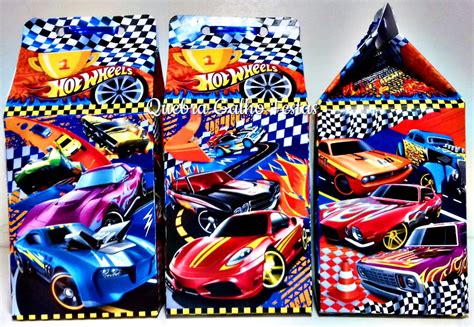 20 Caixa Milk Hot Wheels Festa Fácil Elo7 Produtos Especiais
