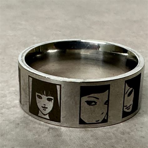 Anime Comic Strip Band Ring Japanese Book Stainless Steel - Etsy