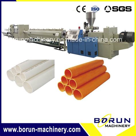 Plastic Pvc Upvc Water Drainage Conduit Pipe Extrusion Production Line