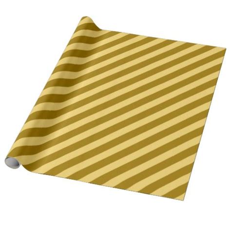 Gold Stripes Wrapping Paper Zazzle Gold Stripes Wrapping Paper