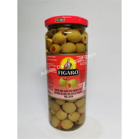 Jual Buah Zaitun Hijau Figaro Stuffed Green Olive Gr Pickles