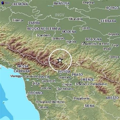 Pistoia E Modena Si Svegliano Con Il Terremoto Terremoti Nel Mondo