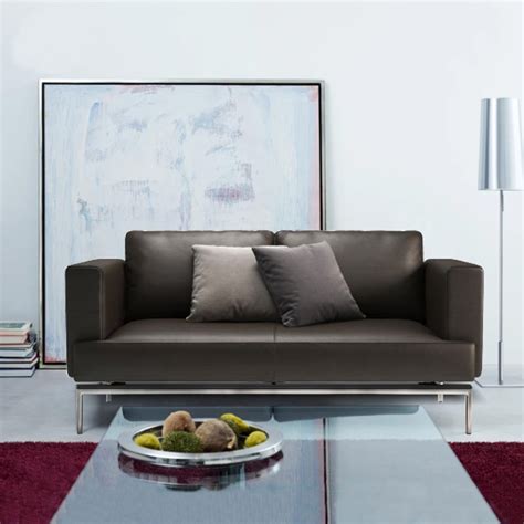 Sofa Modern Minimalis Seater Kursi Santai Hoka Coral Sl Brown