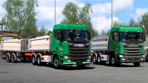 Ets Scania Pgrs Tipper Chassis Add Ons