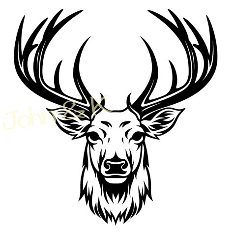 Elk Svg Elk Vector Elk Head Svg Elk Clipart Elk Head Svg For Fleece