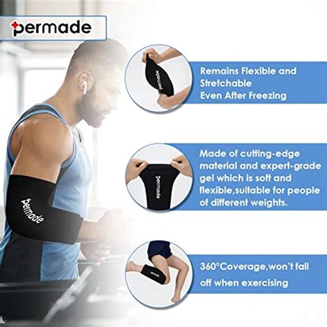 Gel Ice Pack For Elbow Knee Hot Cold Therapy Reusable Compression Flexible Freeze Sleeve