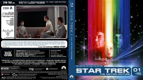 Star Trek The Motion Picture Movie Blu Ray Custom Covers Star Trek