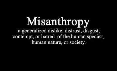 Misanthropy, definition about this point of view, this personality ...