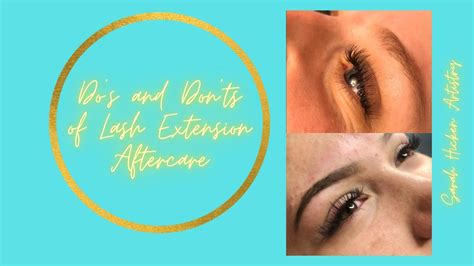 Dos And Donts Of Lash Extension Aftercare Sarah Hicken