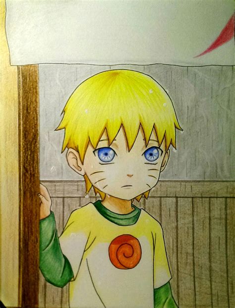 Kid Naruto Uzumaki - First time at Ichiraku's by AjkaSketch on DeviantArt