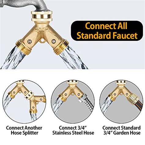 Connecteur De Tuyau D Arrosage En Y Voies S Parateur De Tuyau En