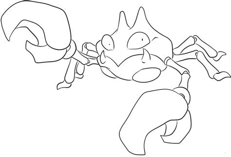 Kingler Coloring Pages