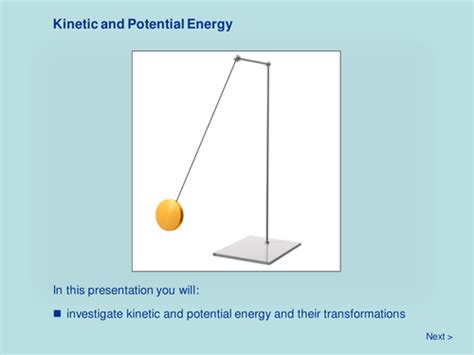 Kinetic And Potential Energy Teaching Resources