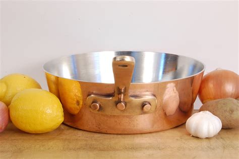 10 14 New Tin Vintage Copper Windsor Saucepan 24mm 5lb 4oz We