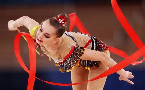 Arina Averina Russia Ribbon Routine At OG Tokyo 2020