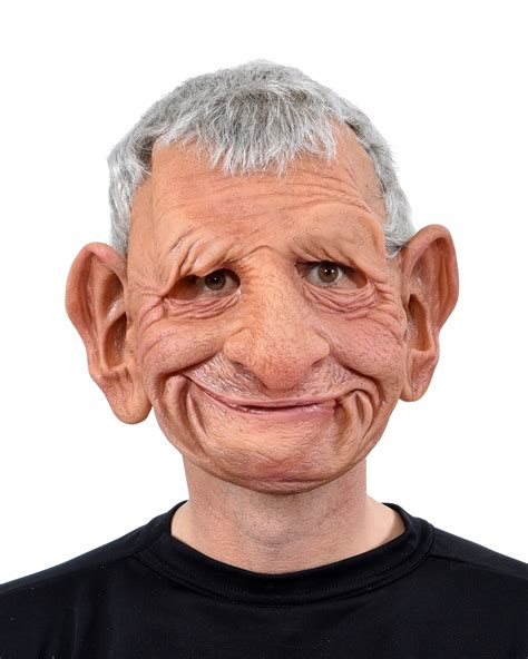 Papa Super Soft Old Man Latex Face Mask With Moving Mouth Zagone