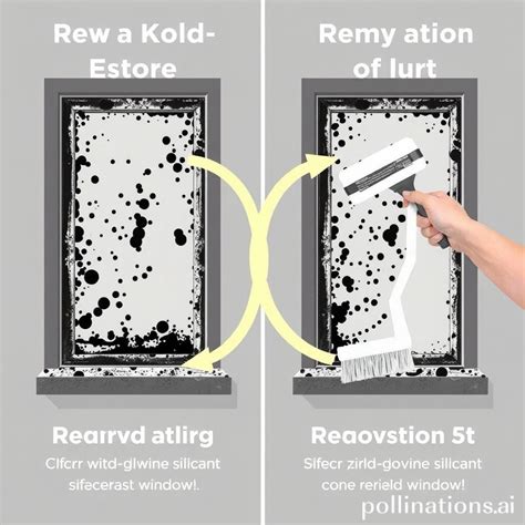 Removing Black Mold From Silicone Sealant Around Windows A