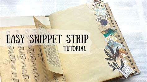 Easy Snippet Strip Tutorial 🦋 Shanoukiart 🦋🧿 Youtube