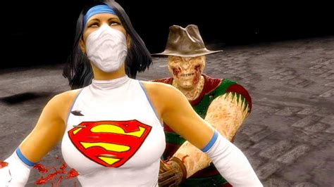 Mortal Kombat All Fatalities X Rays On Supergirl Jade Costume Mod