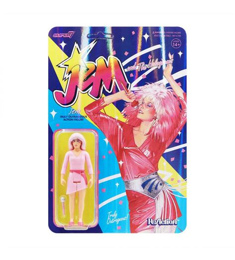 JEM And The Holograms Reaction Jem Retro Action Figure Visiontoys