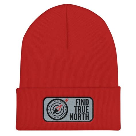 Find True North Cuffed Beanie Hat Lower 48 Outfitters